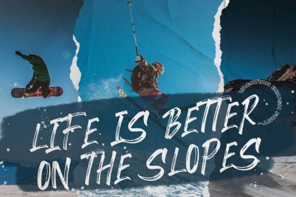 Vacation Brush Font