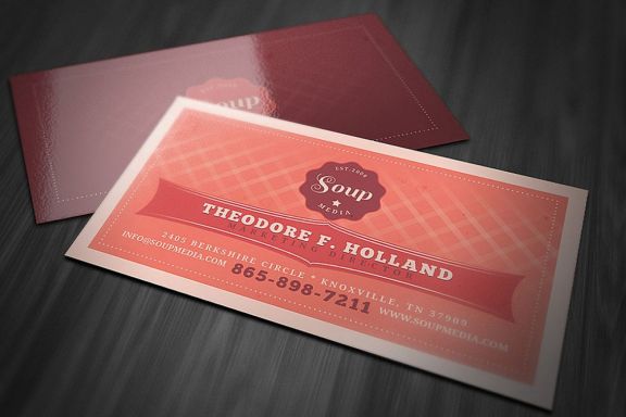 Retro Business Card Template