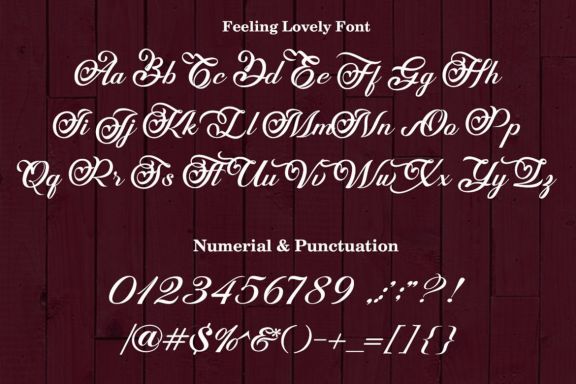 Feeling Lovely Font