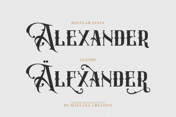 FORBES - Modern Vintage Font