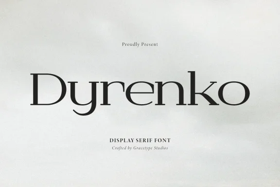 Dyrenko | Display Serif Font