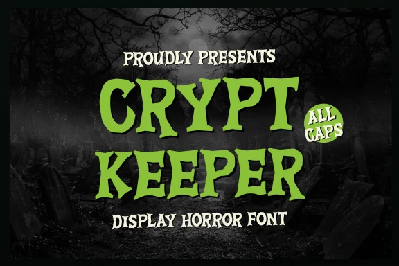 Crypt Keeper | Display Horror Font