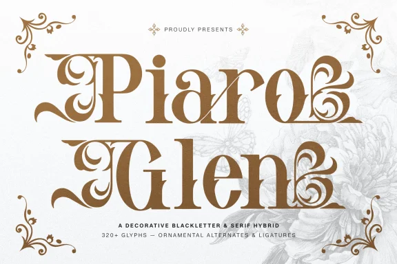 Piaro Glen | Serif Blackletter