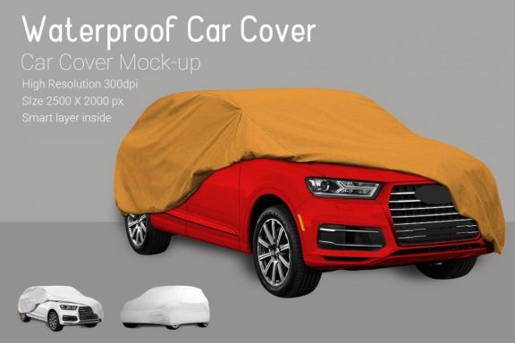 Car cover Mock-up