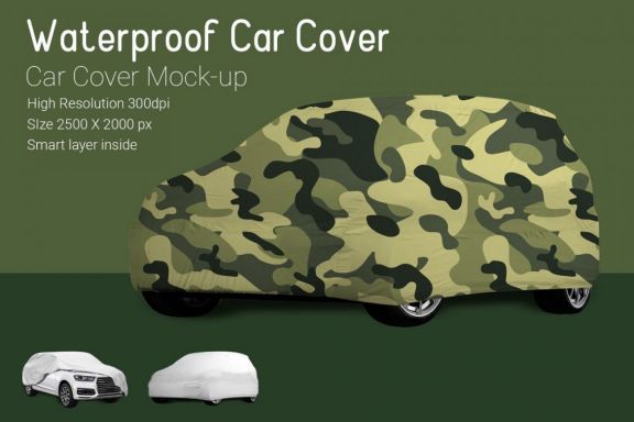 Car cover Mock-up