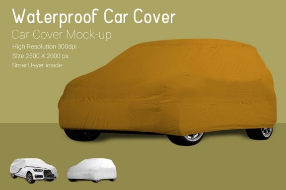 Car cover Mock-up