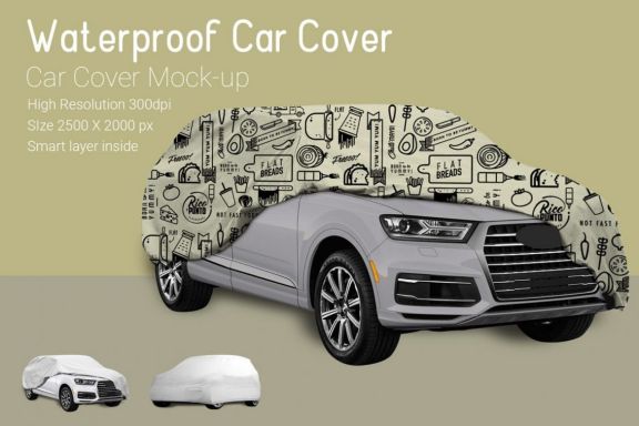 Car cover Mock-up