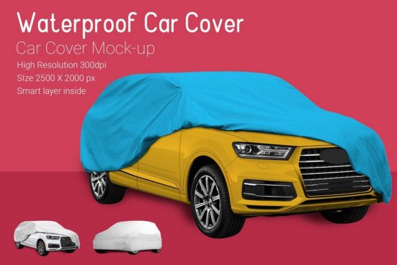 Car cover Mock-up