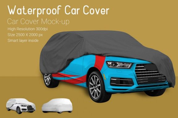 Car cover Mock-up
