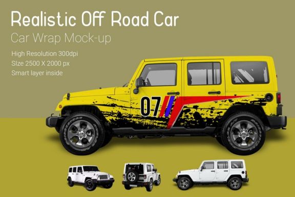 Off Road Car Mock-up