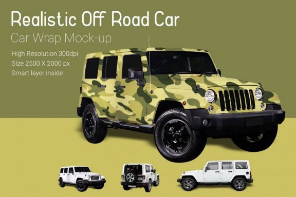 Off Road Car Mock-up