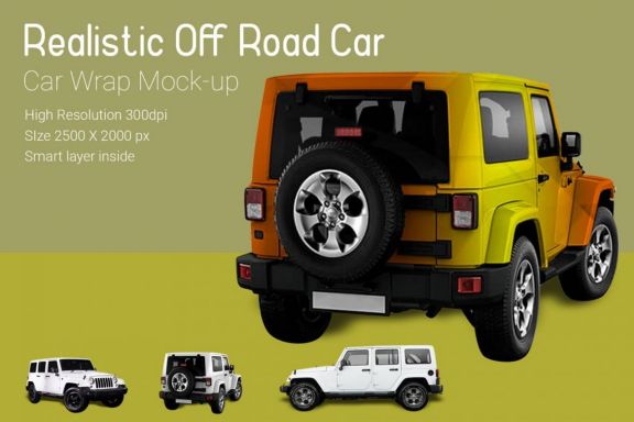 Off Road Car Mock-up