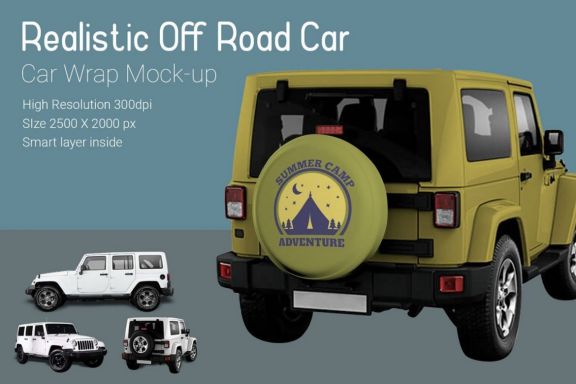 Off Road Car Mock-up