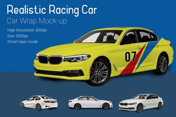 Racing Car Mock-up