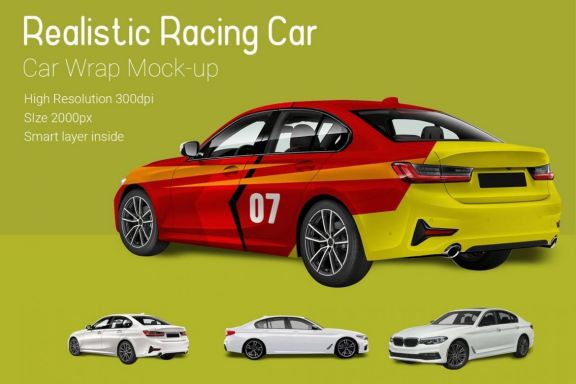 Racing Car Mock-up