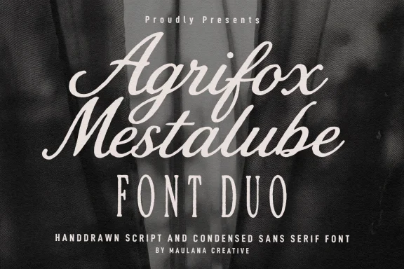 Agrifox Mestalube Font Duo