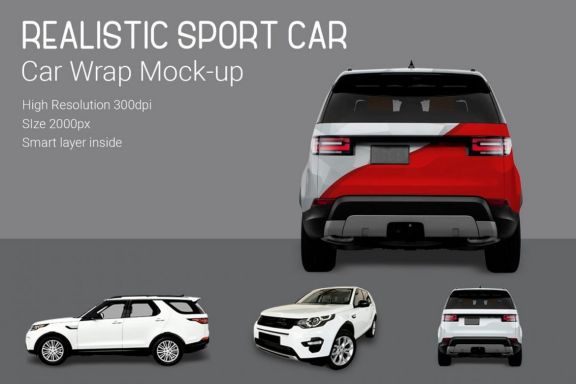 Sport Car Mock-up