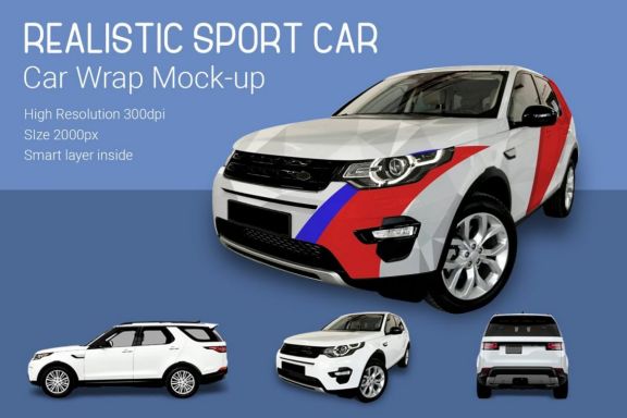 Sport Car Mock-up