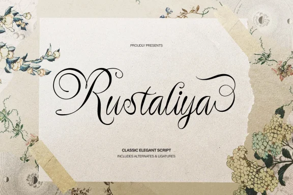 Rustaliya | Classic Elegant Script