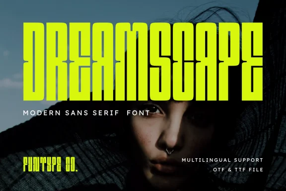 Dreamscape – Modern Sans Serif Font
