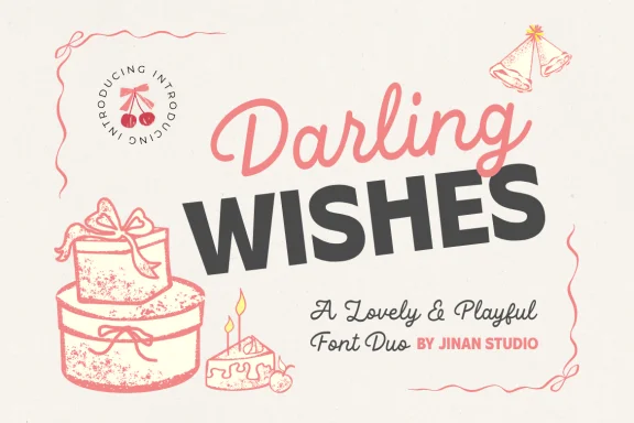 Darling Wishes Font Duo