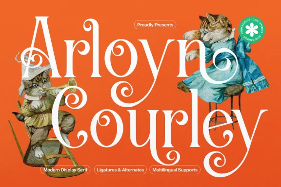 Arloyn Courley | Modern Display Serif