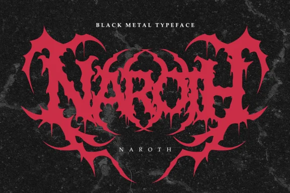Naroth - Black Metal Font