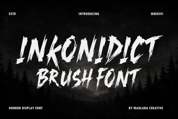 Inkonidict Horror Brush Halloween