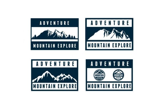 Set Mountain and Adventure  Logo
