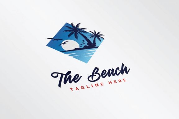 10 Beach Logo Bundle