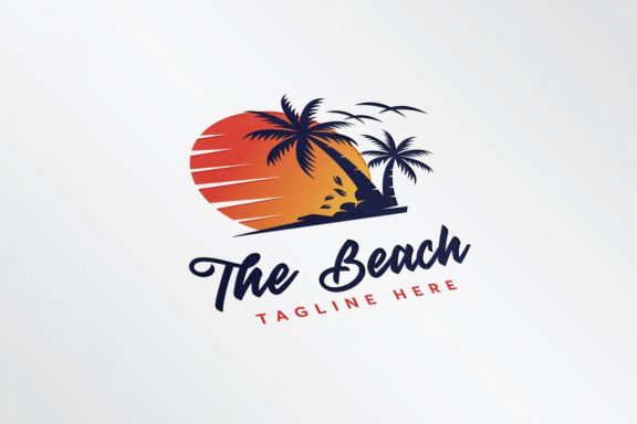 10 Beach Logo Bundle