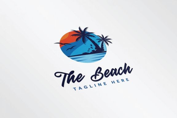 10 Beach Logo Bundle