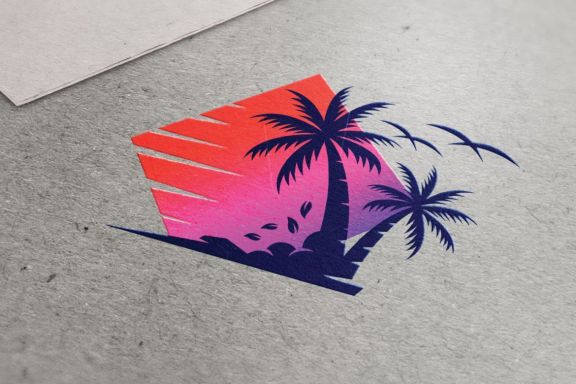 10 Beach Logo Bundle