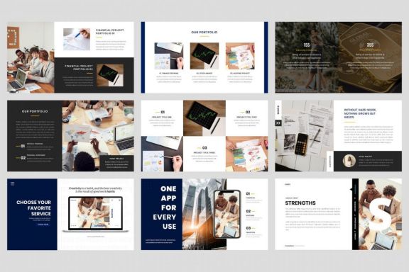 Business - Consultant Finance PowerPoint Template