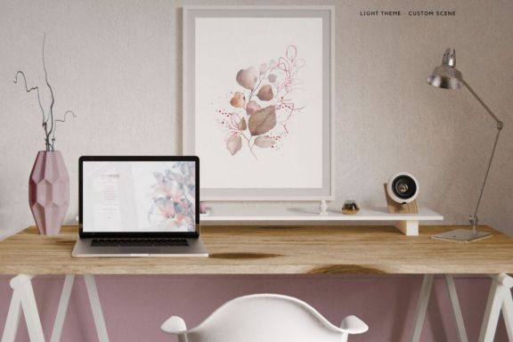 Customizable Workspace Mockup