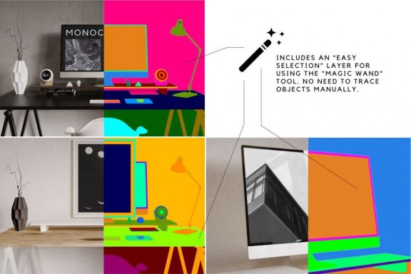 Customizable Workspace Mockup