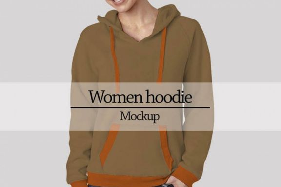 Women Hoodie Mock-up Vr2