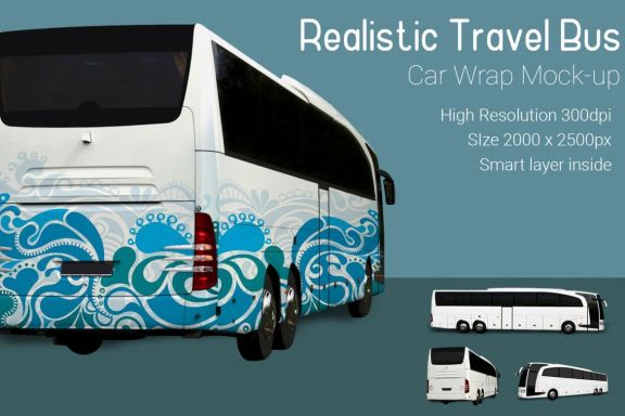 Travel Bus Mock-up