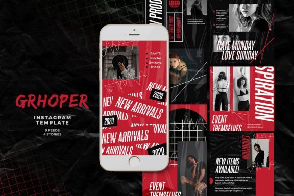 Grhoper Instagram Templates