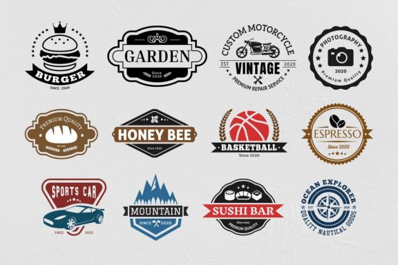  Various Vintage Logo Template Bundle