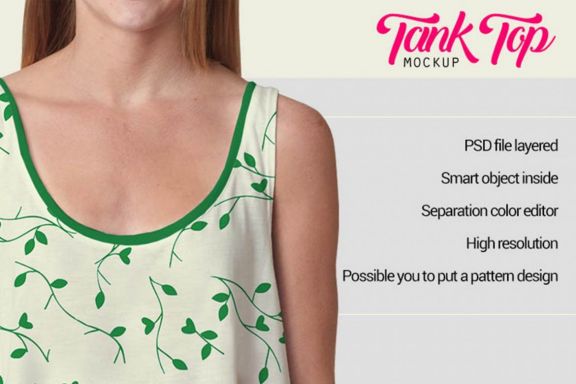 Women Tank Top Mock-up