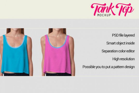 Women Tank Top Mock-up