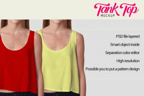 Women Tank Top Mock-up