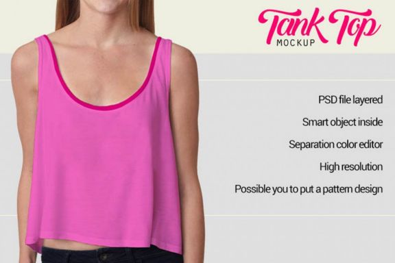 Women Tank Top Mock-up