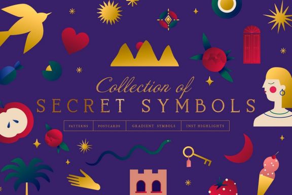 Gradient Vector Kit of Symbols