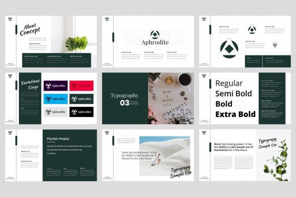 Brand Identity Guideline PowerPoint Template