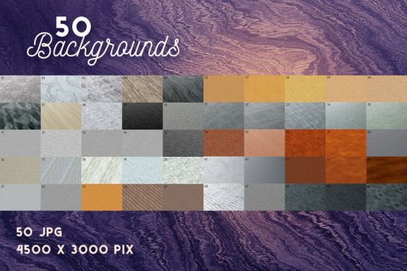 50 Textured Backgrounds
