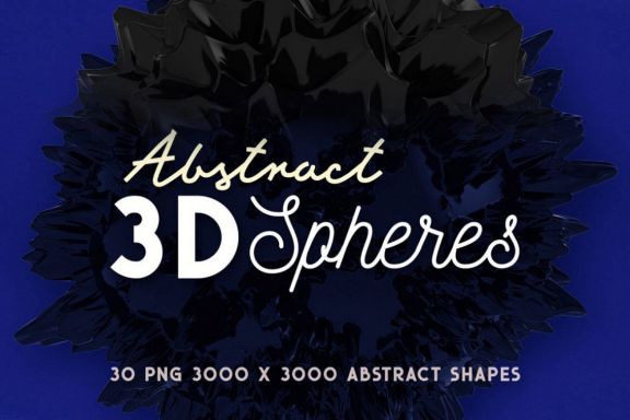 30 Abstract 3D Spheres