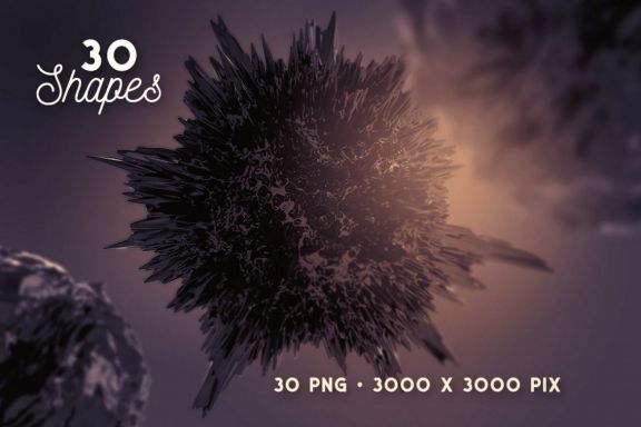 30 Abstract 3D Spheres