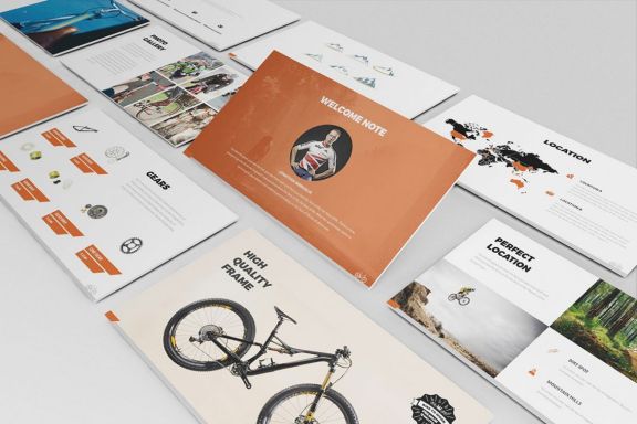 Bicycle Powerpoint Presentation Template